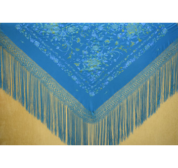 Mantón mano seda 140cm