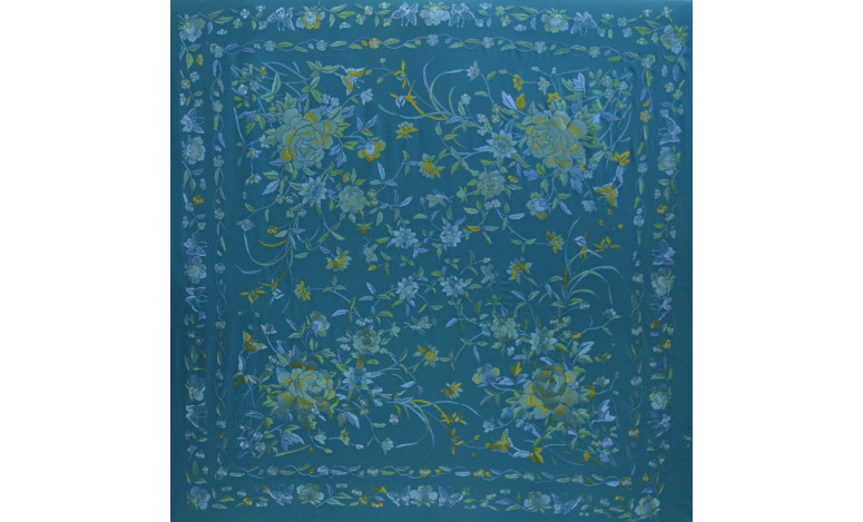 Mantón mano seda 140cm