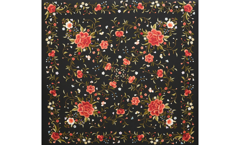 Mantón mano seda 140cm