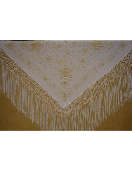 Mantón mano seda 140cm