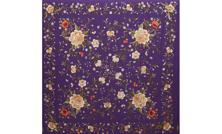 Mantón mano seda 140cm