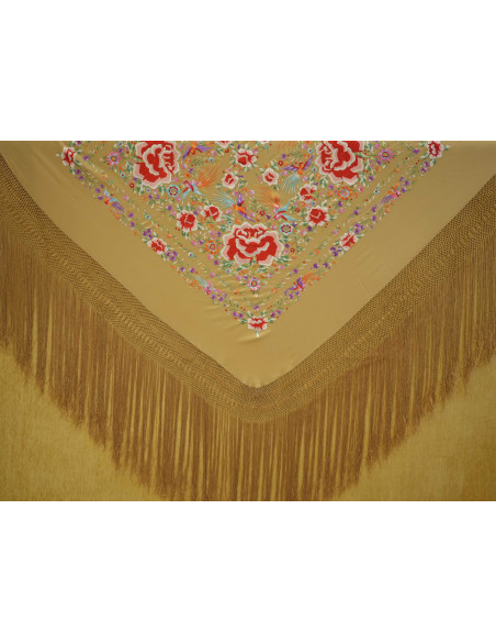 Mantón mano seda 140cm