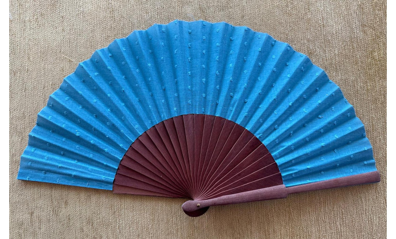 Abanico plumeti azul