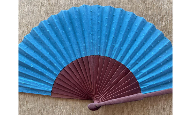 Abanico plumeti azul