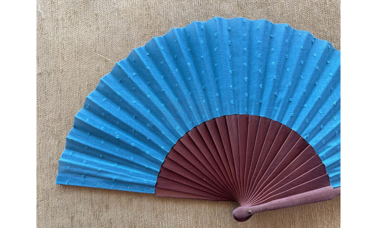 Abanico plumeti azul