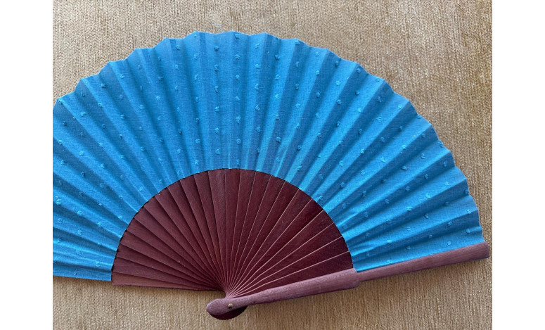 Abanico plumeti azul