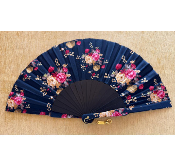 Abanico batik flores 2