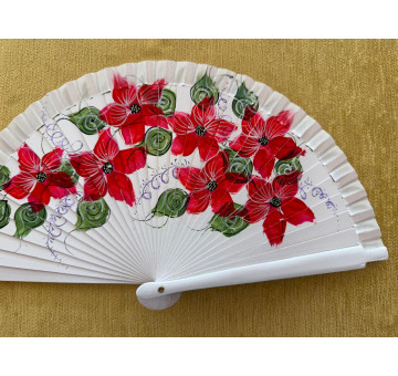 Abanico bolso flores 2