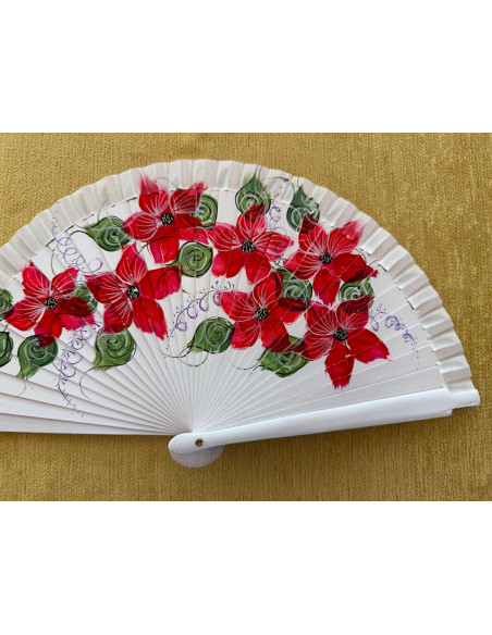 Abanico bolso flores