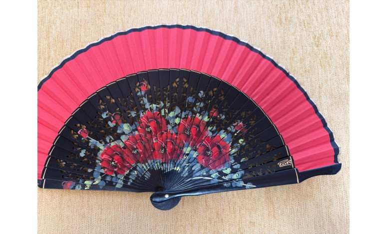 Abanico rosas