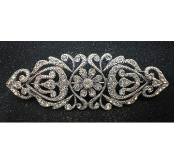 Broche mantilla rodio 2