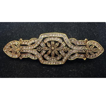 Broche mantilla rodio 2