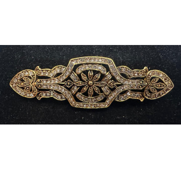 Broche mantilla rodio 2