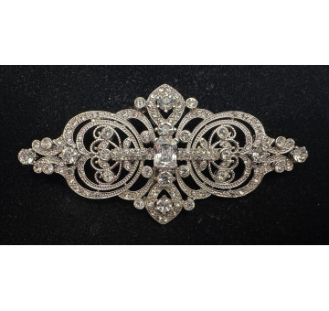 Broche mantilla rodio 2
