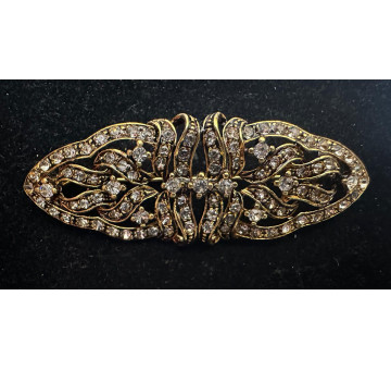 Broche mantilla rodio 2