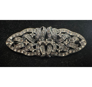 Broche mantilla rodio 2