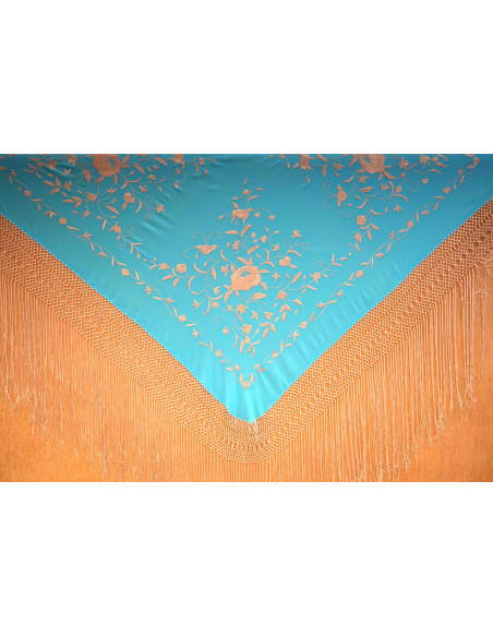 Mantón mano seda 140cm