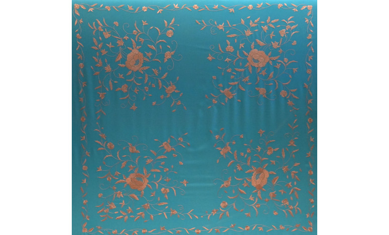 Mantón mano seda 140cm