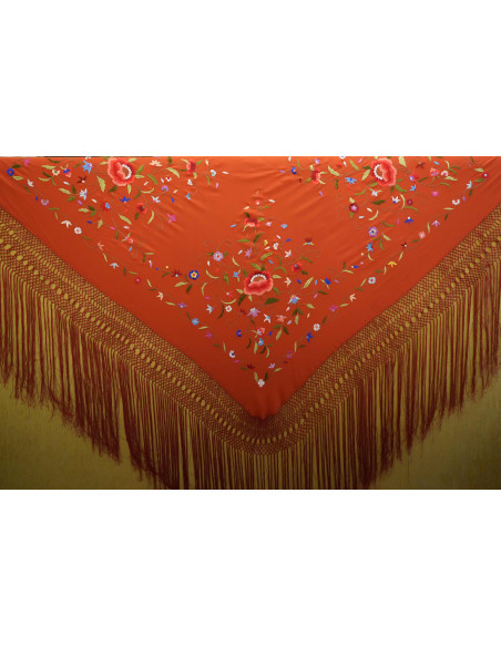 Mantón mano seda 140cm