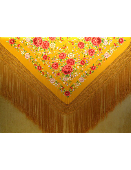 Mantón mano seda 140cm
