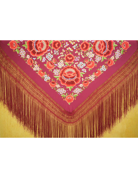 Mantón mano seda 140cm