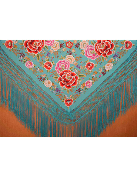 Mantón mano seda 140cm