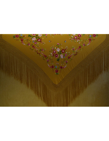 Mantón mano seda 140cm