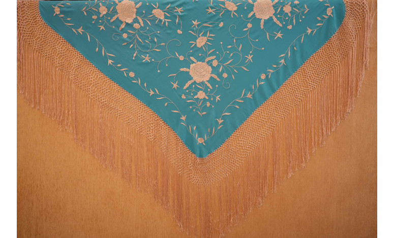 Mantón mano seda 110cm