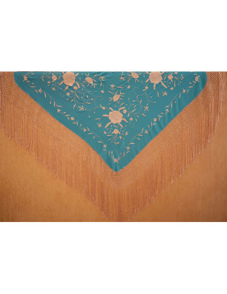 Mantón mano seda 110cm