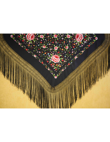 Mantón mano seda 115cm