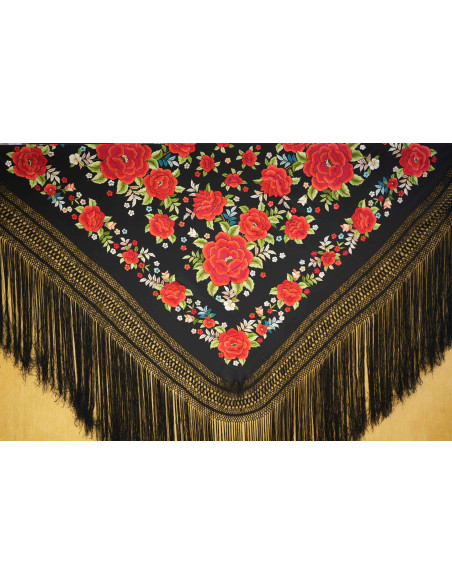 Mantón mano seda 140cm