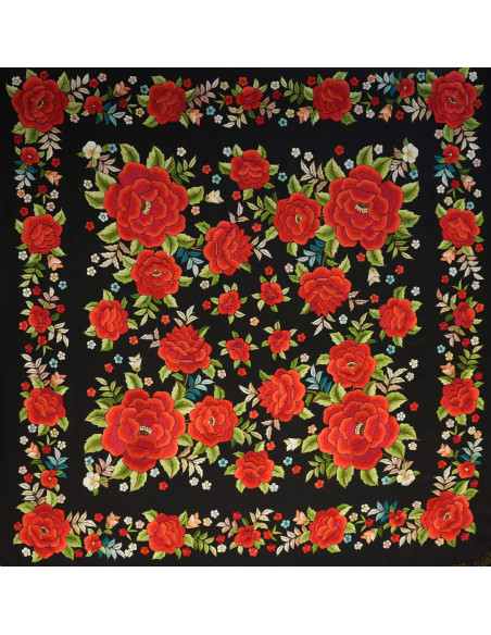 Mantón mano seda 140cm