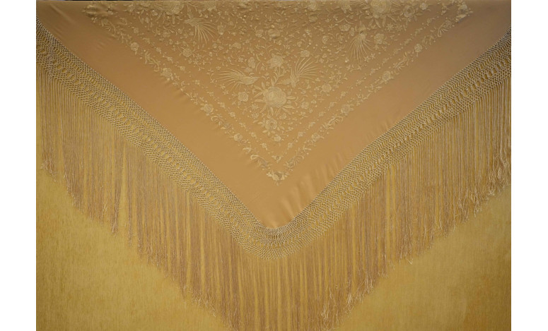 Mantón mano seda 140cm