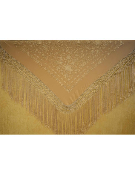 Mantón mano seda 140cm