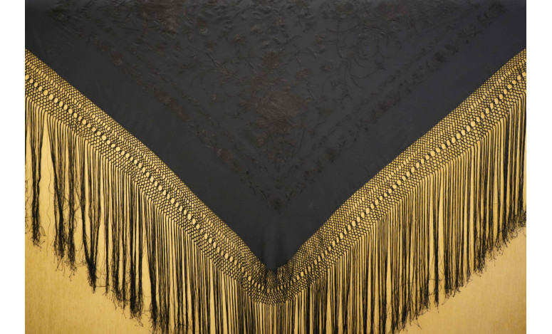 Mantón mano seda 140cm