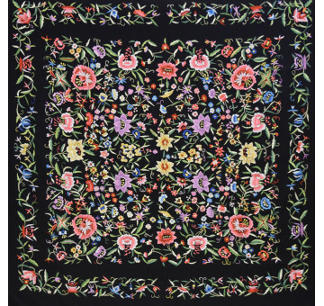 Mantón mano crespón 155cm 2