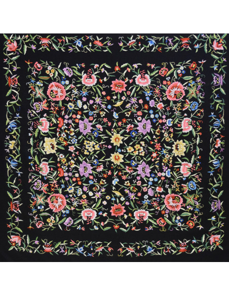Mantón mano crespón 155cm
