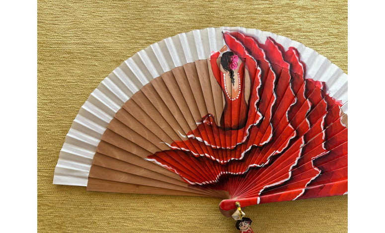 Abanico flamenca