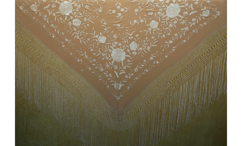 Mantón mano seda 140cm