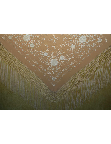 Mantón mano seda 140cm