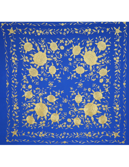 Mantón mano seda 140cm