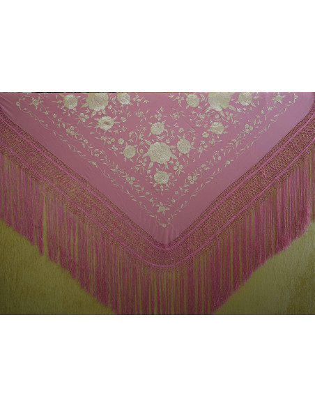 Mantón mano seda 140cm