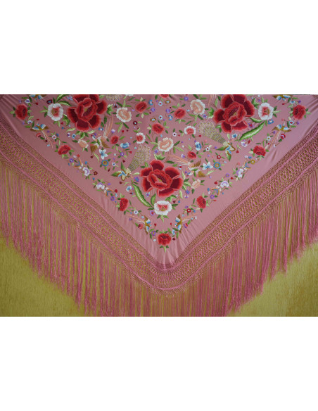 Mantón mano seda 140cm