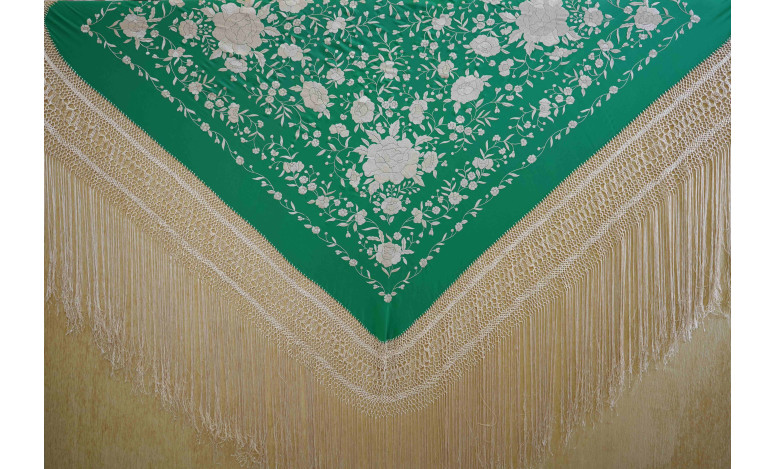 Mantón mano seda 140cm