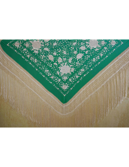 Mantón mano seda 140cm