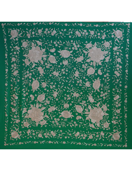 Mantón mano seda 140cm