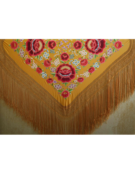 Mantón mano seda 140cm