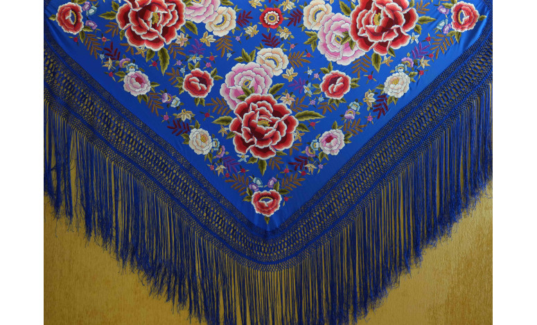 Mantón mano seda 140cm