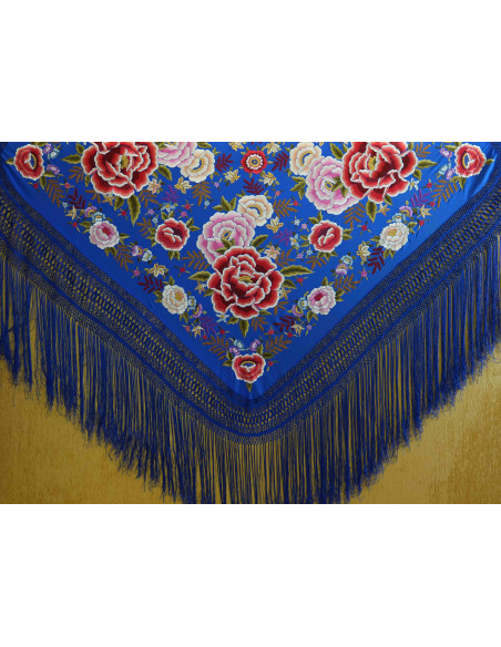 Mantón mano seda 140cm