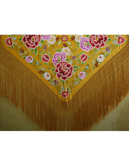 Mantón mano seda 140cm